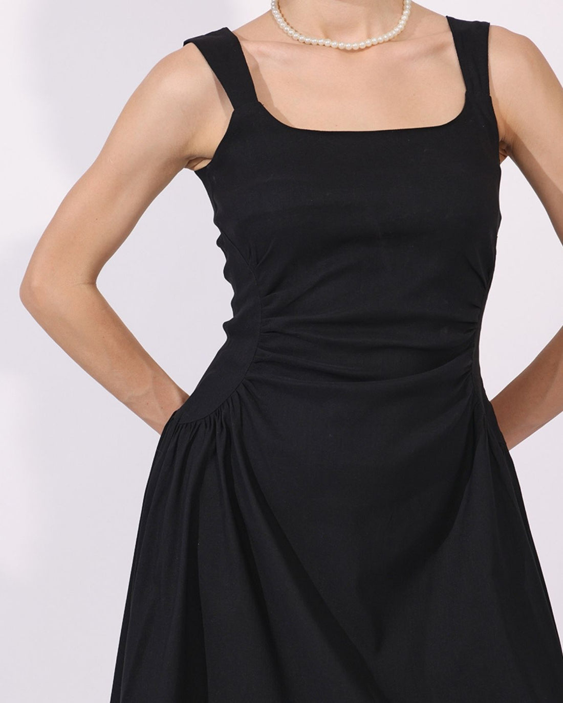 The classic sculpted dress