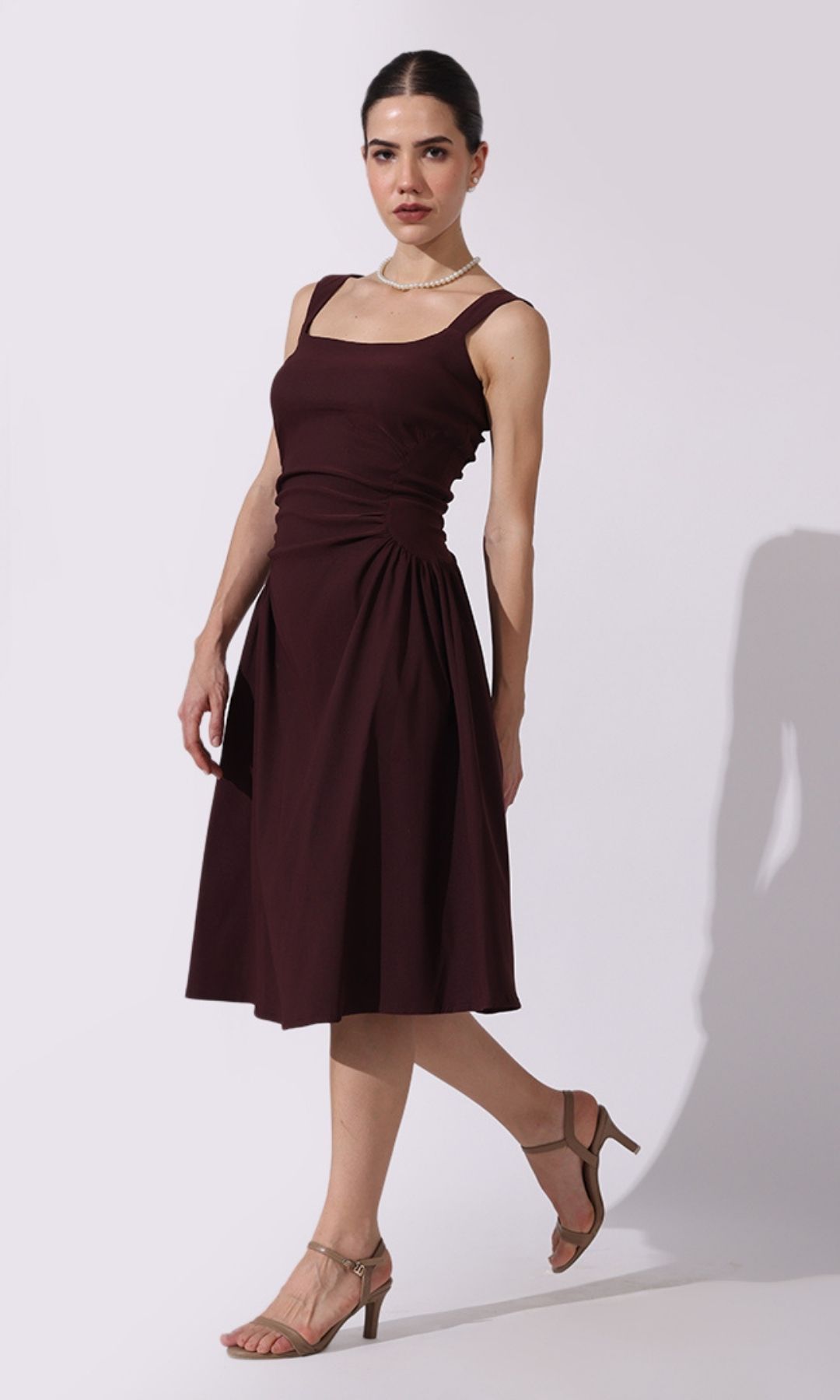 The classic sculpted dress