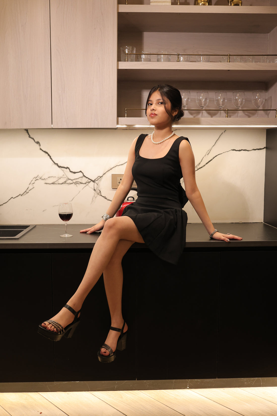 Black Bow Dress