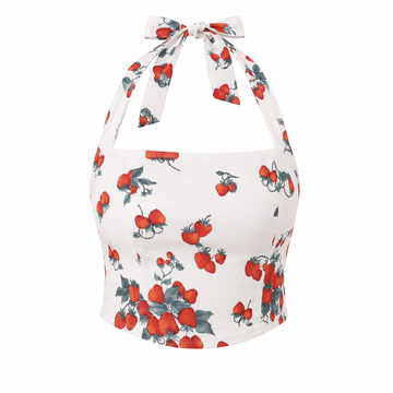 Berry Halter neck top